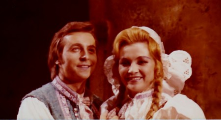 Hans mit Ruzena Svobodova, Die Verkaufte Braut, Landestheater Salzburg 1972